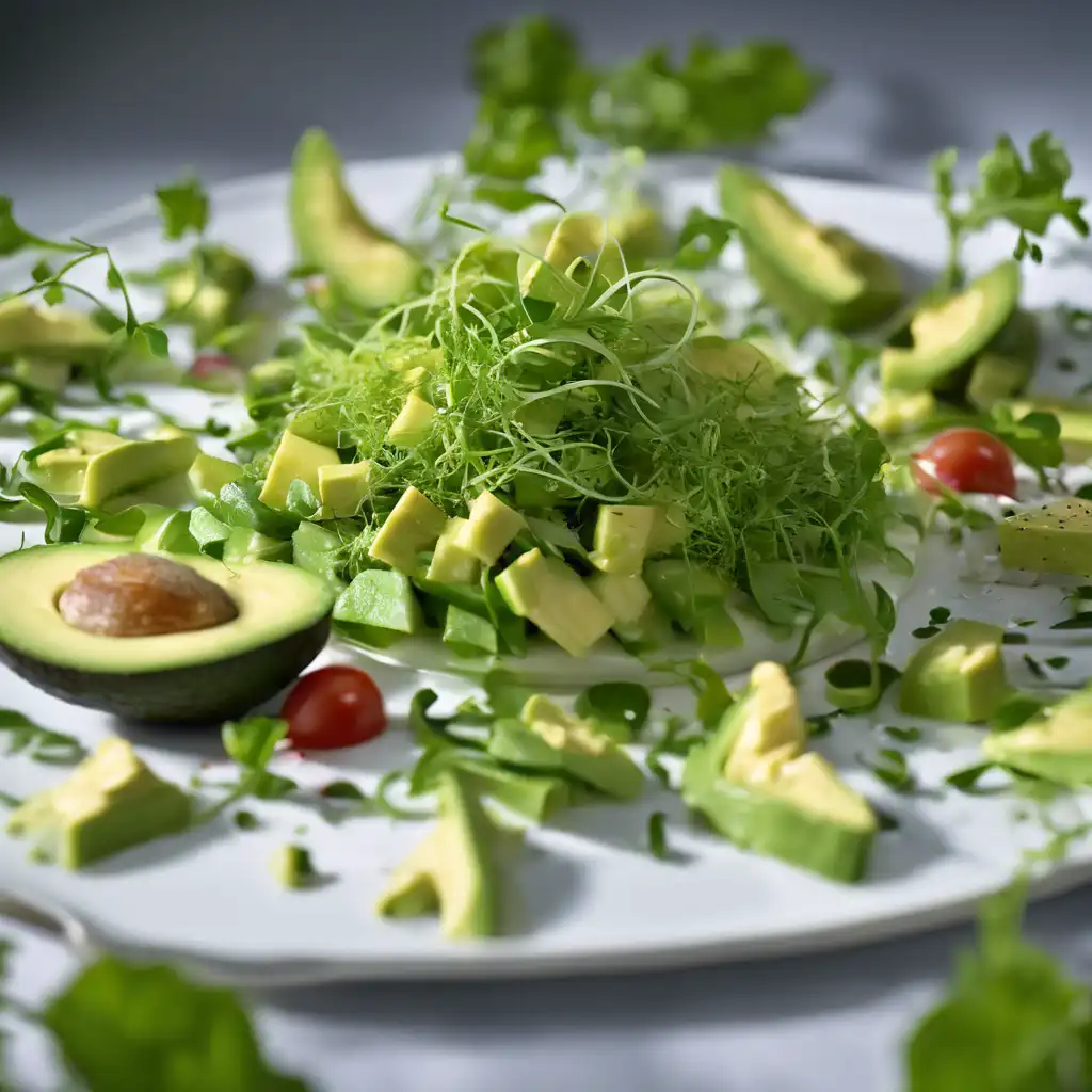 Cress and Avocado Salad