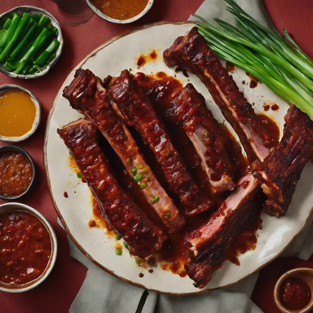 Pork Ribs with Linguiça