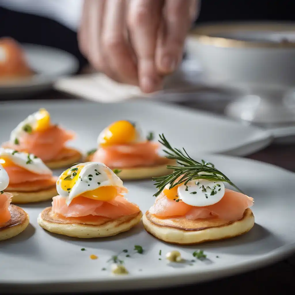 Smoked Salmon Blinis