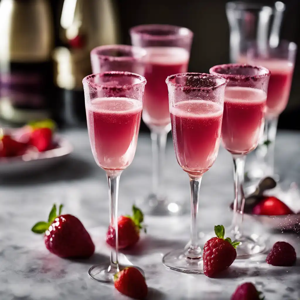 Framboise Champagne Cocktail