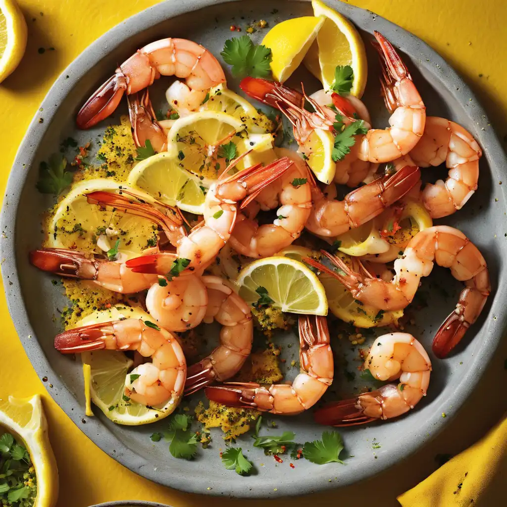 Lemon Shrimp with Garlic and Herbs