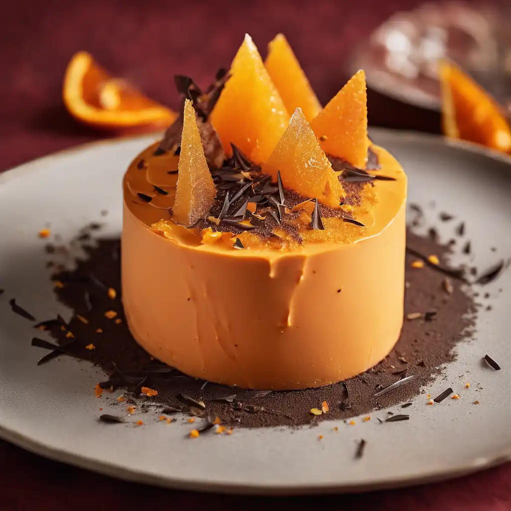 Orange Mousse with Maria-Mole Cake