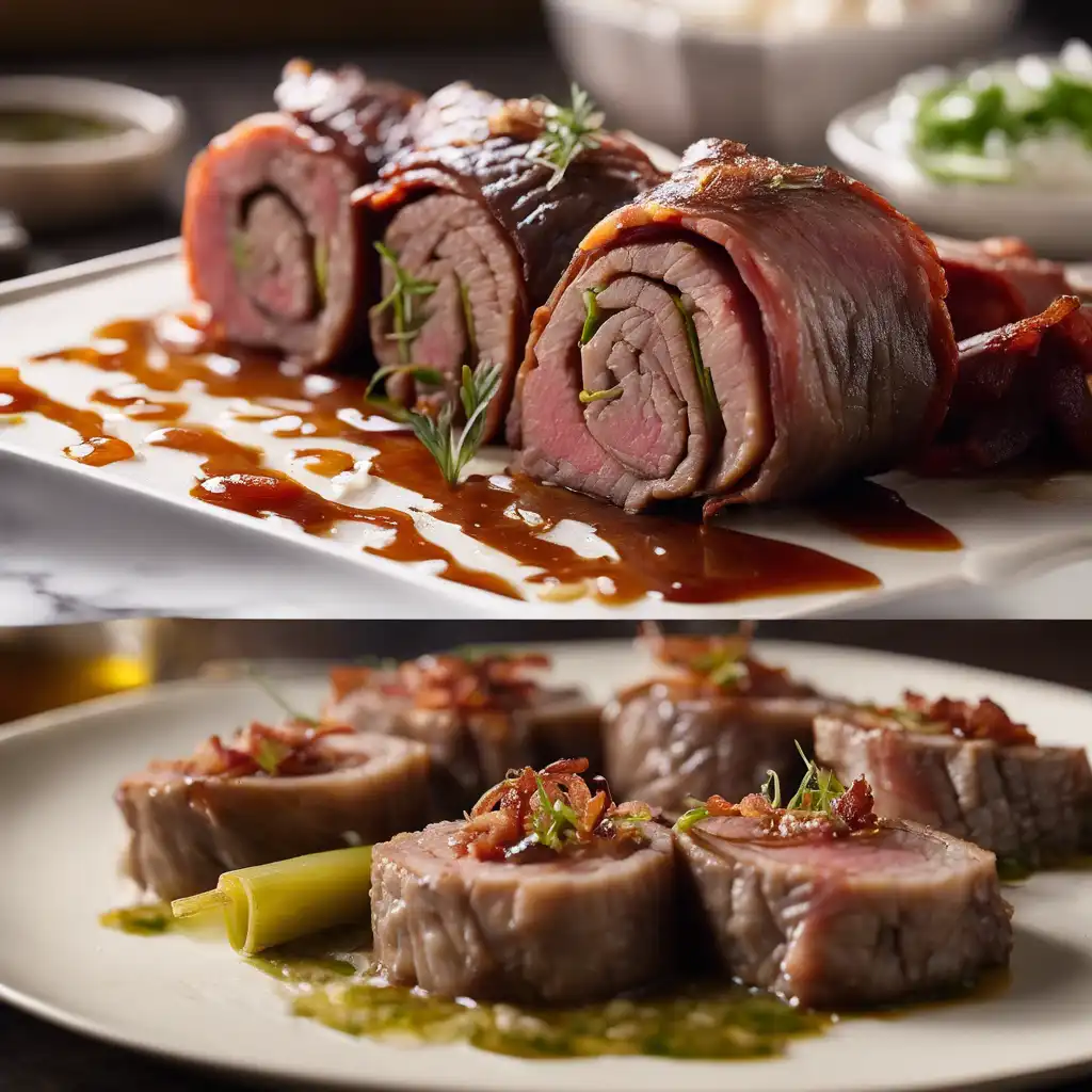 Braised Beef Roll-Up