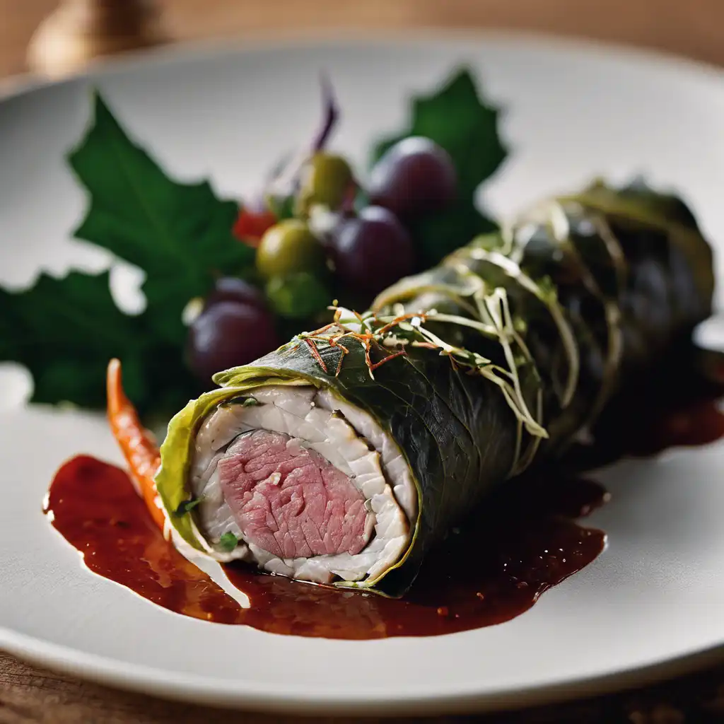 Foto de Lamb Roll with Grape Leaves