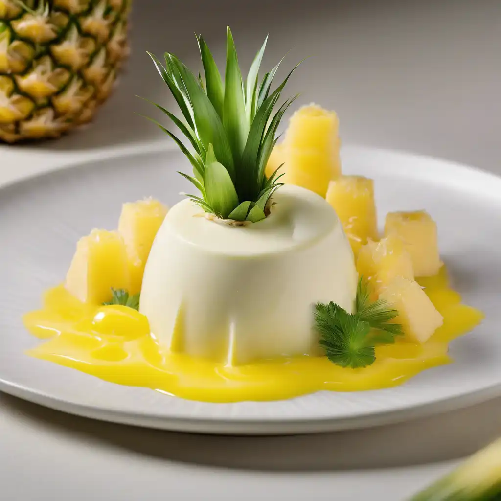 Pineapple Mousse with Horsetail
Pineapple Mousse with Horsetail