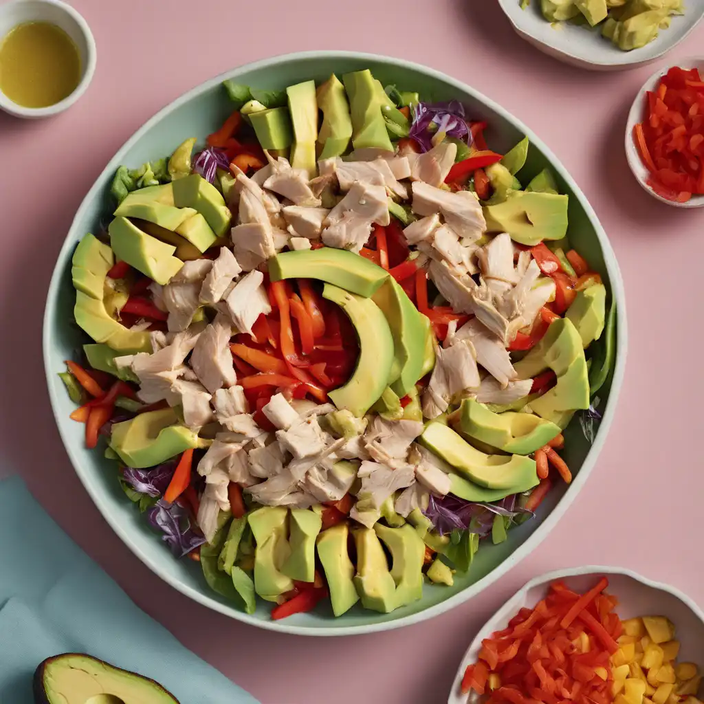 Smoked Chicken Salad and Avocado