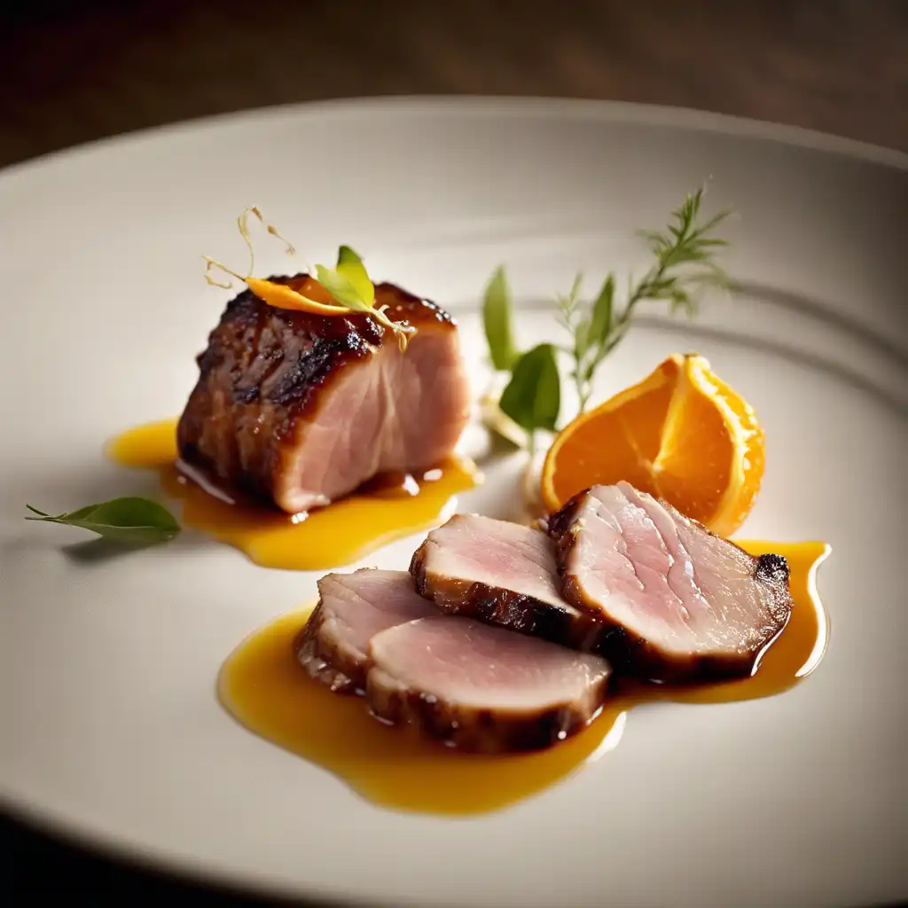 Roast Loin with Fig and Orange Gelée