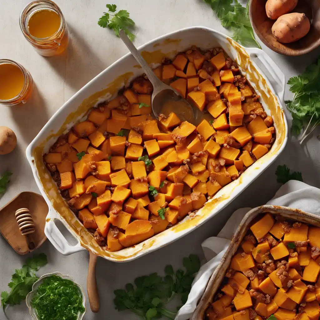 Sweet Potato Casserole with Honey