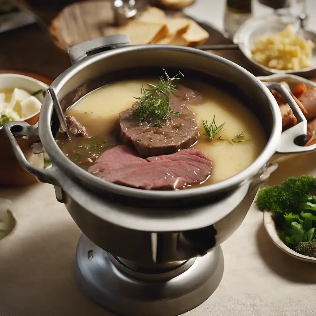 Beef Fondue in Broth