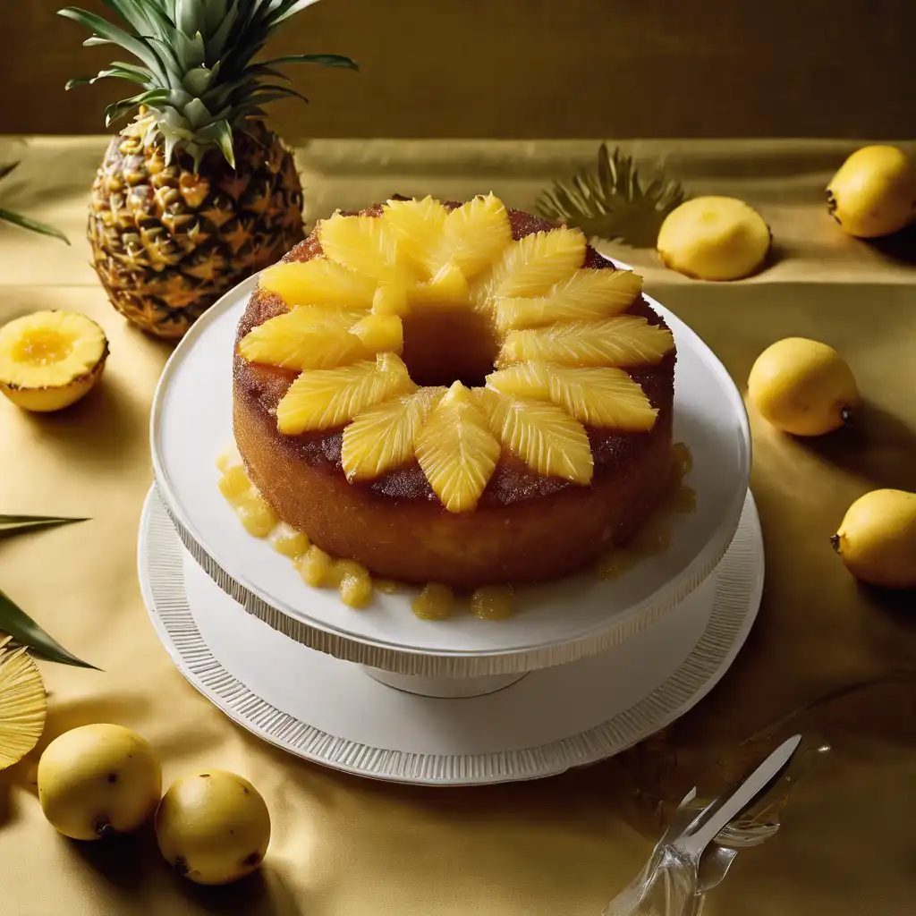 Upside-Down Pineapple Cake