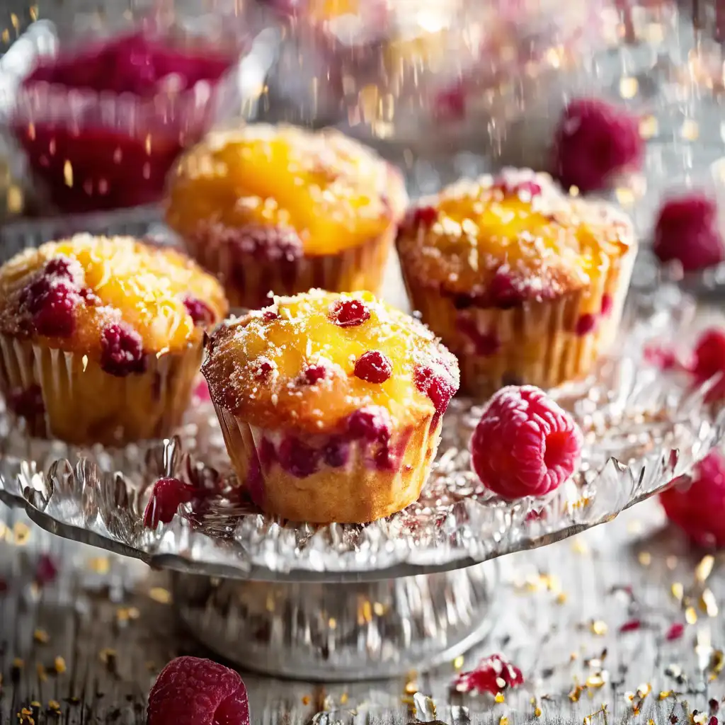 Filled Muffins with Raspberry Gelée