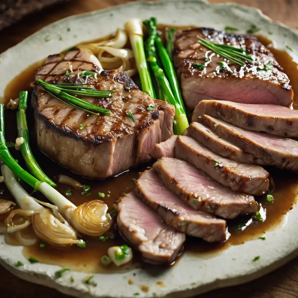 Pork Steak with Onion