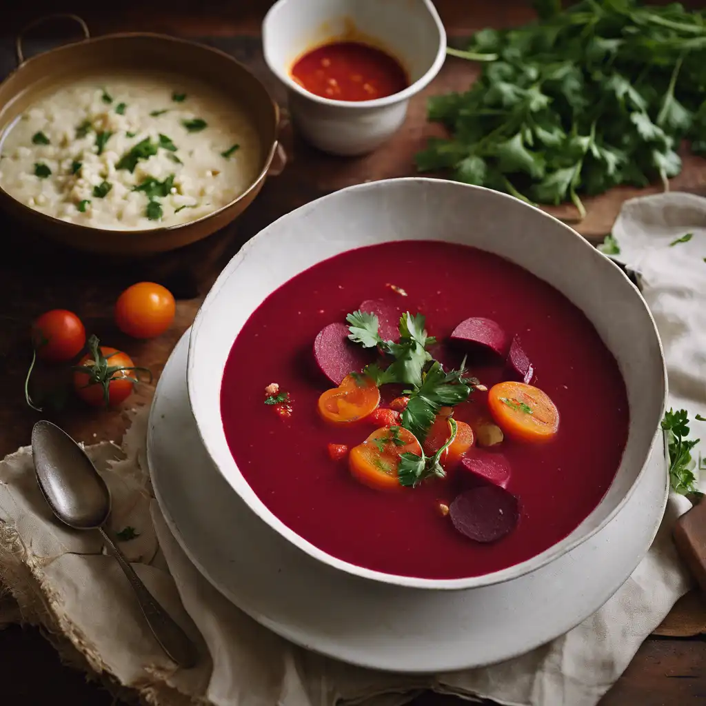 Tomato and Beetroot Soup