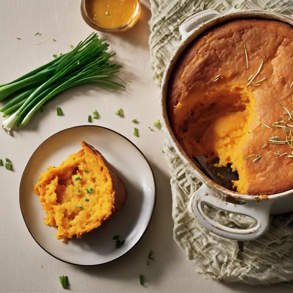 Sweet Potato and Parmesan Soufflé