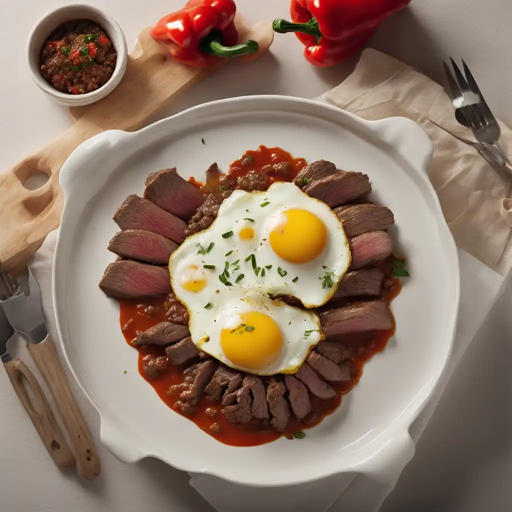 Beef with Eggs