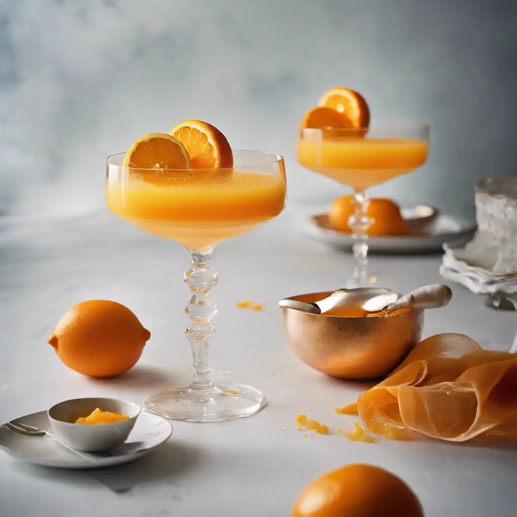 Orange and Champagne Sorbet