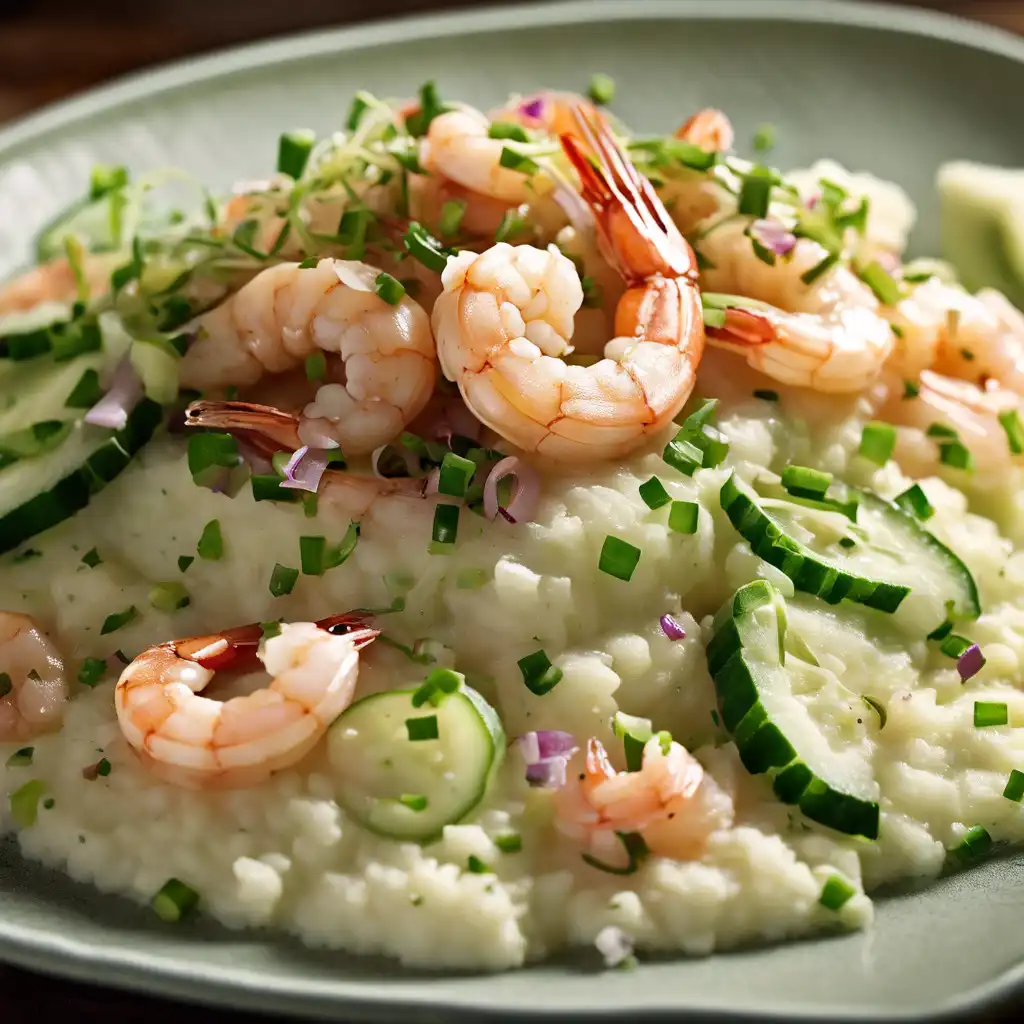 Grits with Shrimp Salad