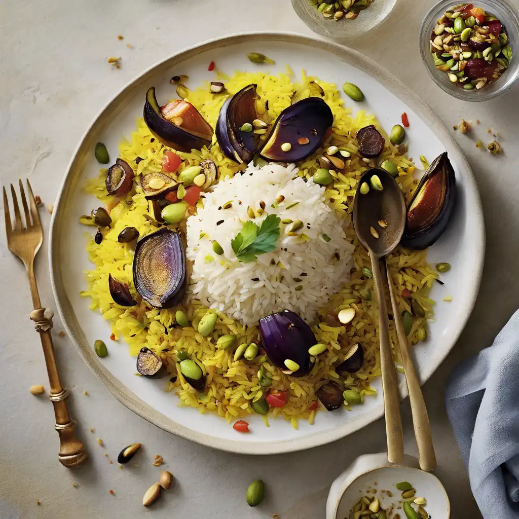 Rice with Eggplant and Cinnamon