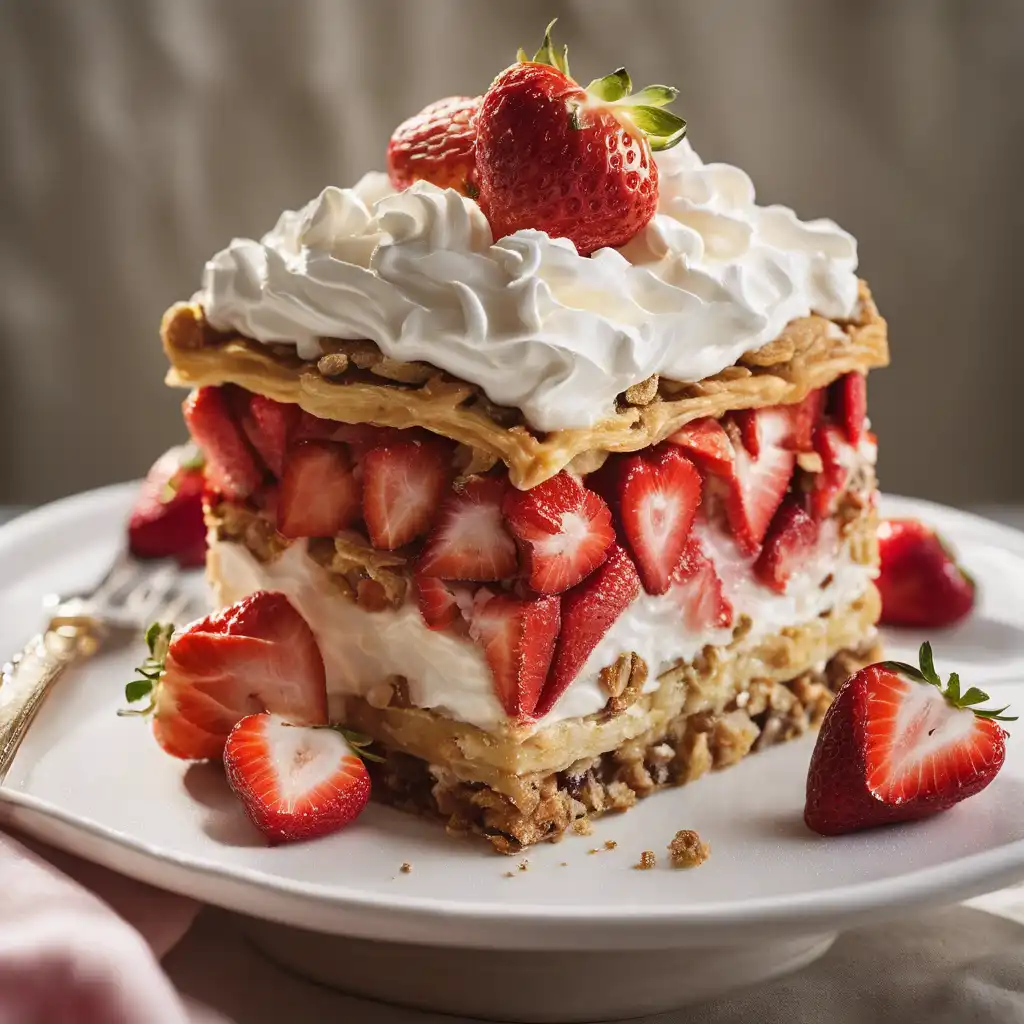 Fruitcake with Strawberry