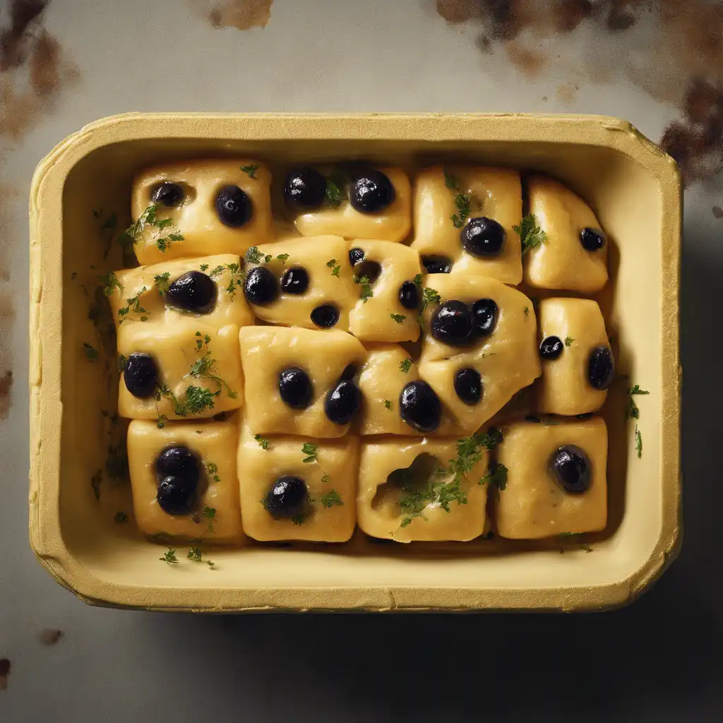 Stuffed Olive and Mortadela Bread