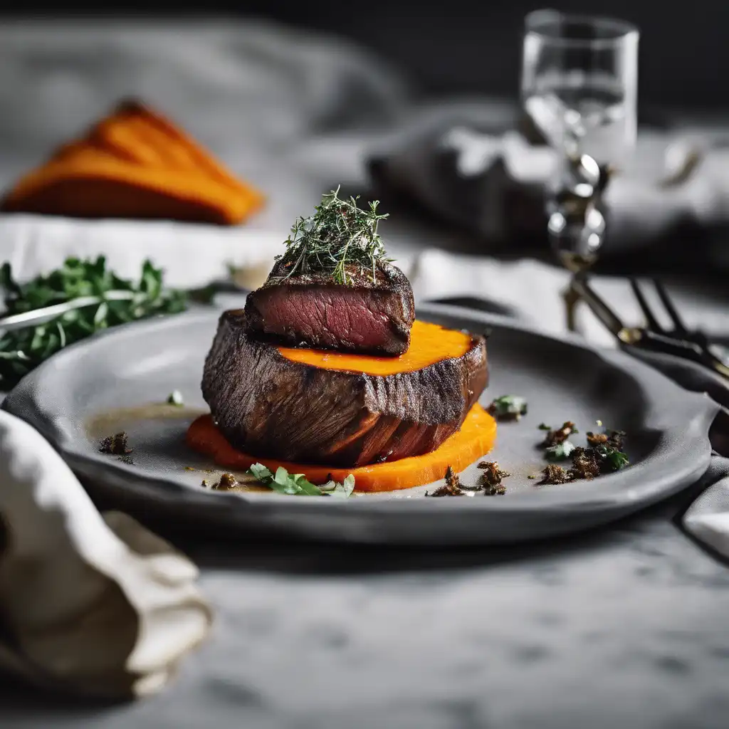 Picanha with Thyme and Sweet Potato