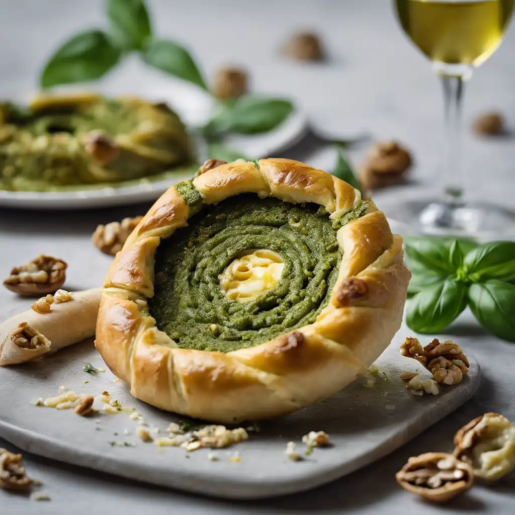 Stuffed Pesto Ring