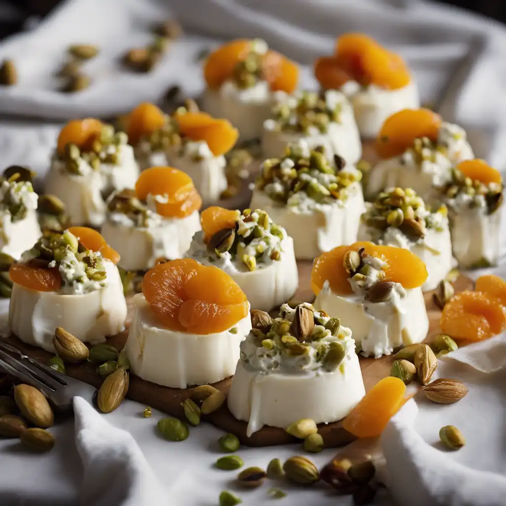 Foto de Damasco com cream cheese e gorgonzola