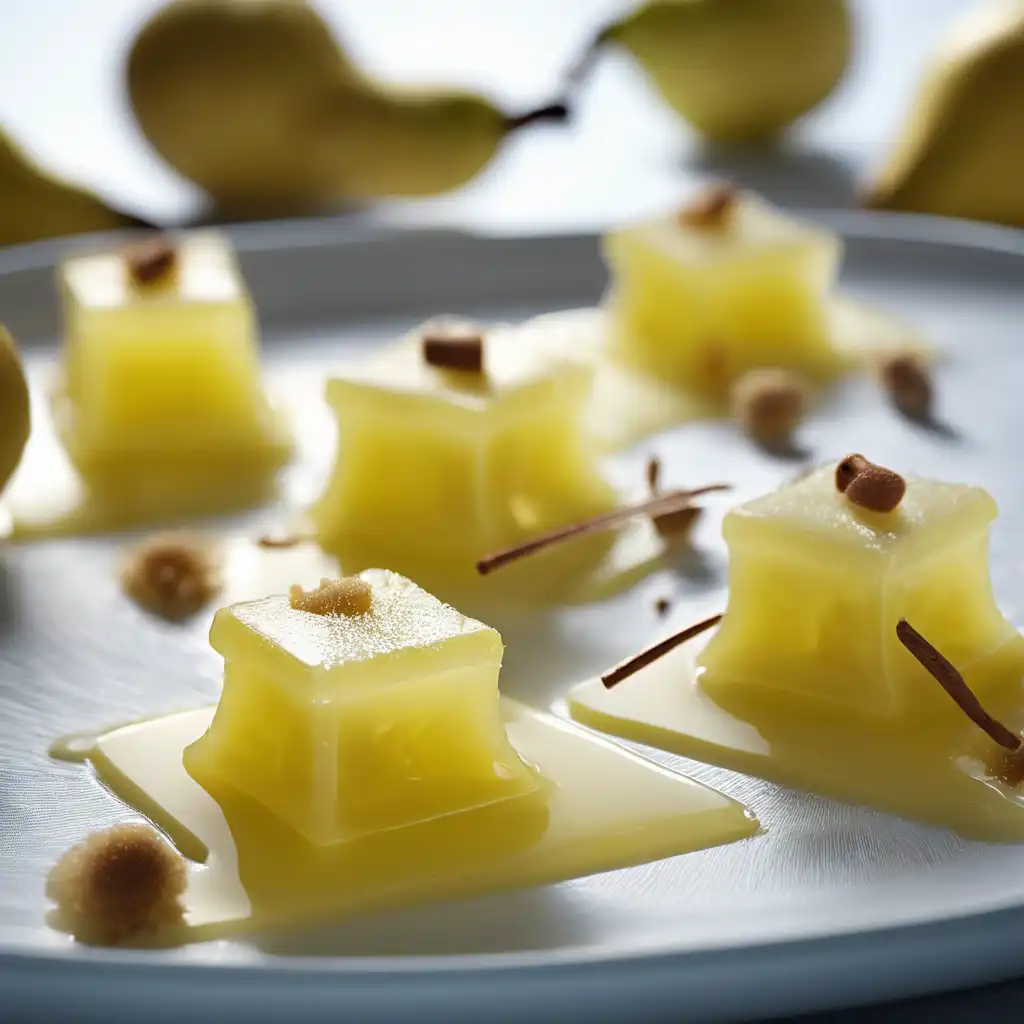 Lemon Pears Gelatin