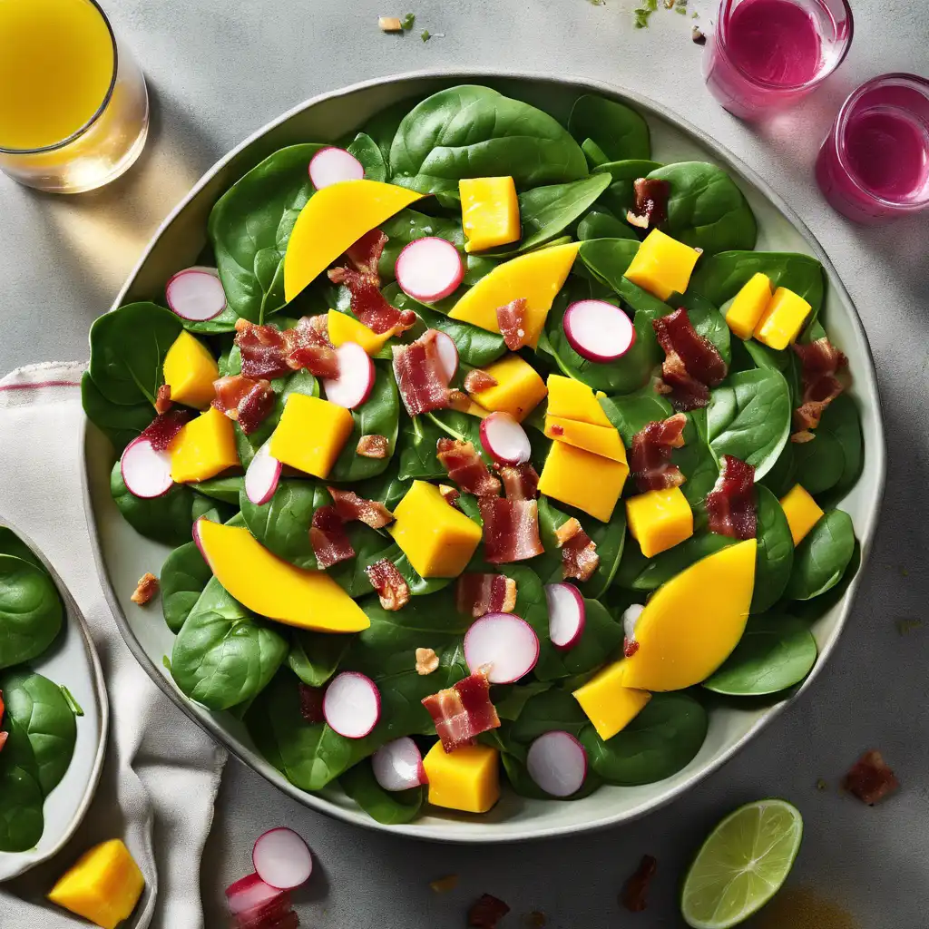 Spinach Salad with Mango