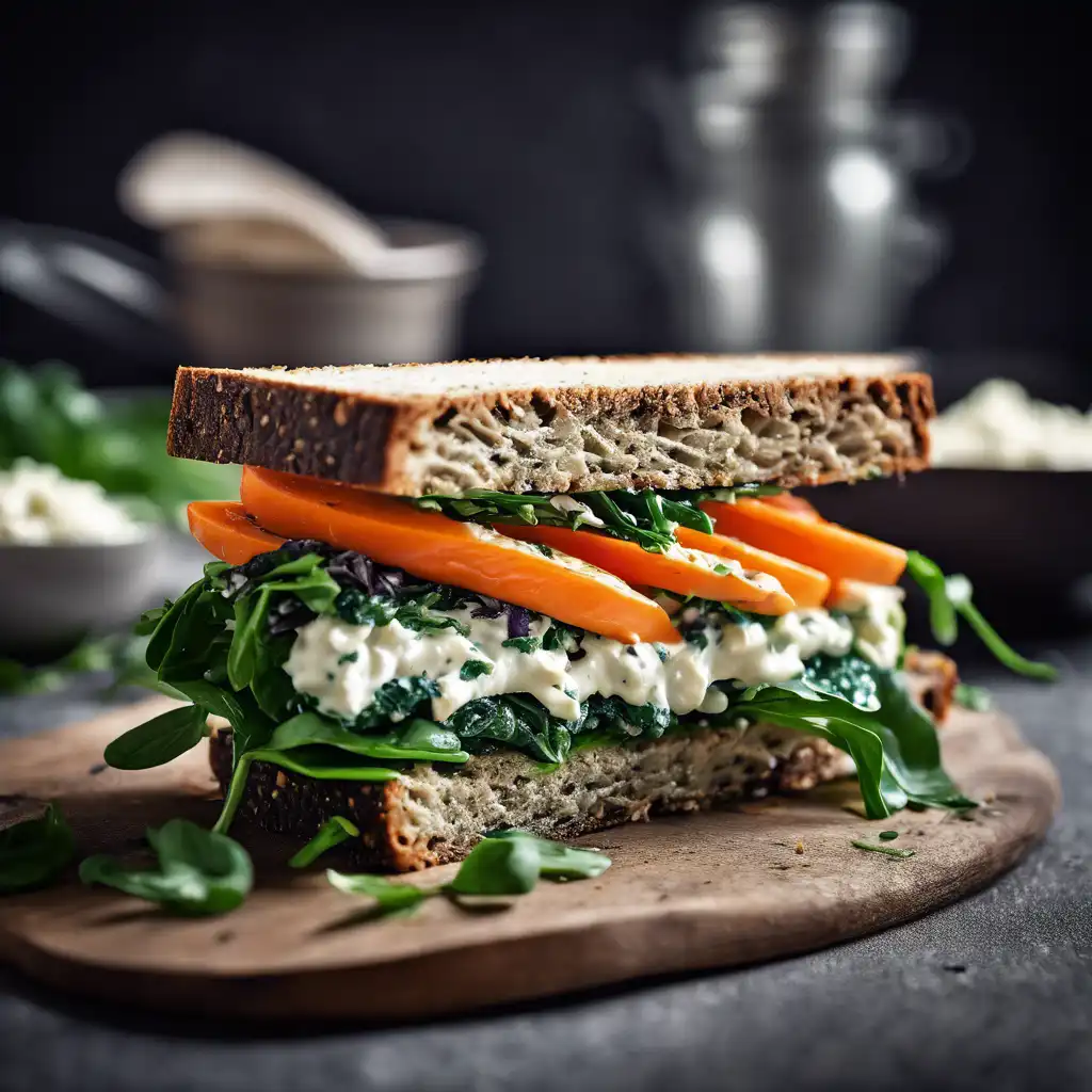 Carrot and Onion Sandwich