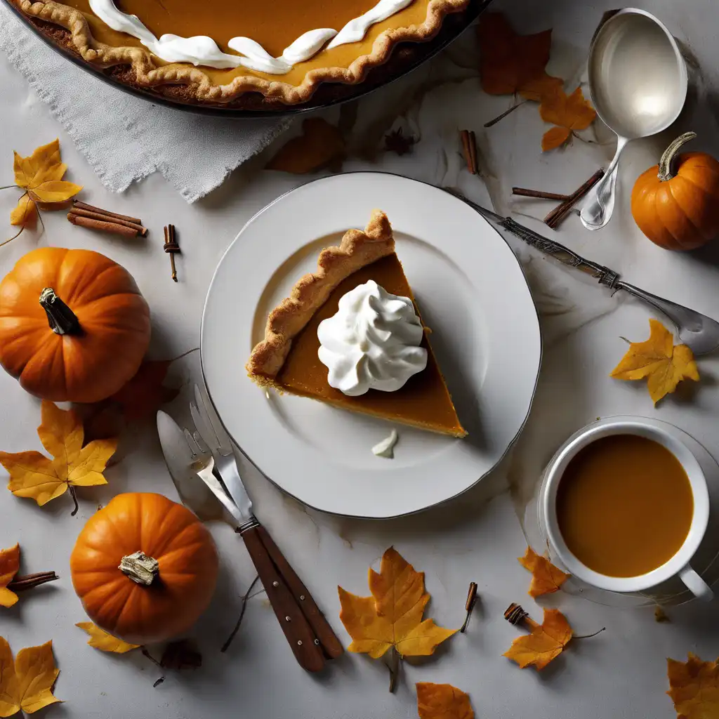 Sweet Pumpkin Pie (Torta doce de abóbora)