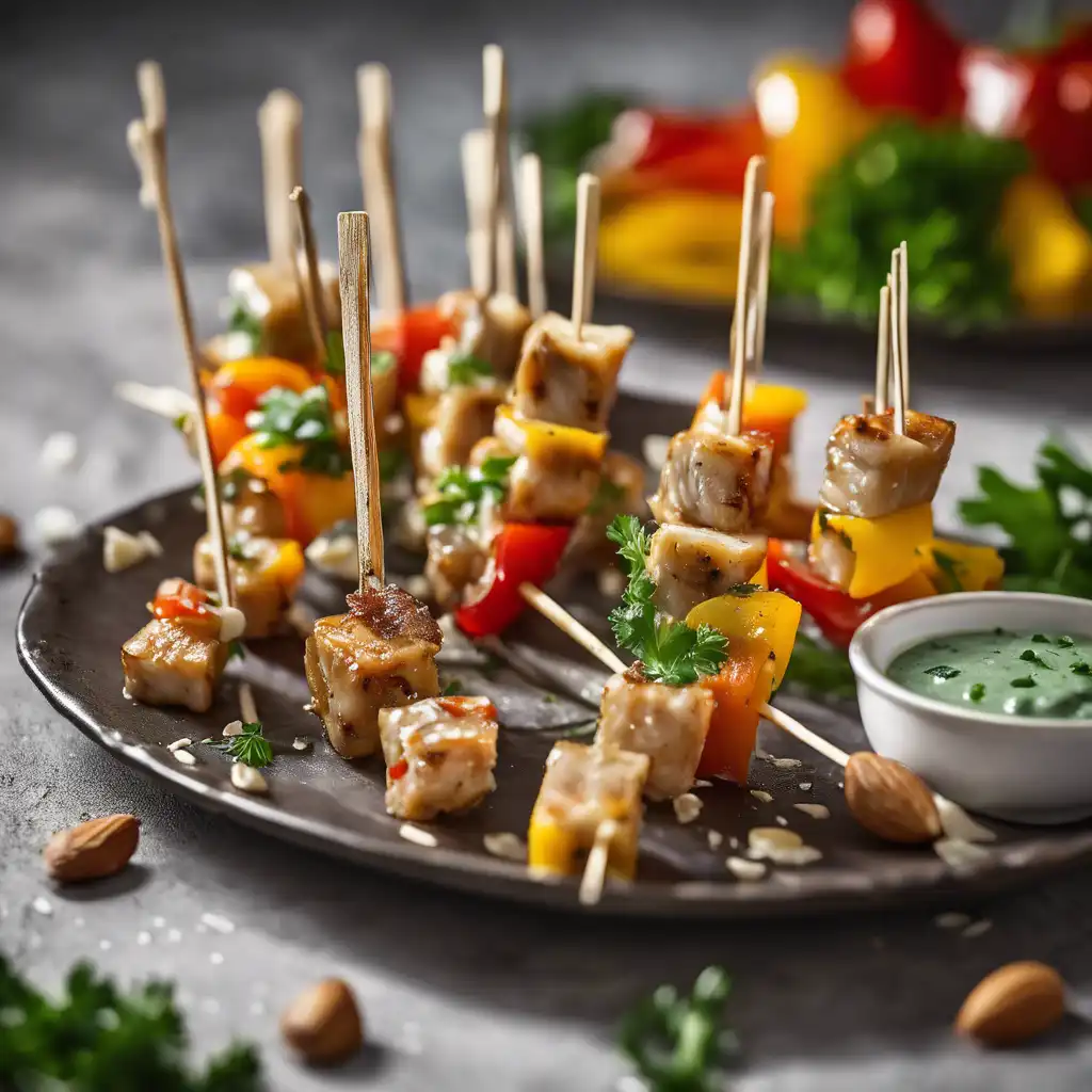 Mini Skewers of Badejo