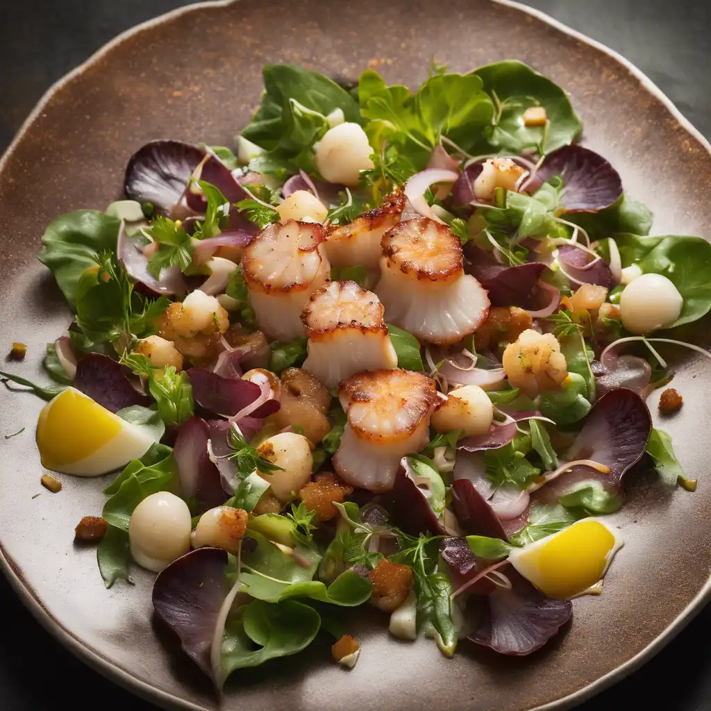 Octopus and Scallop Salad