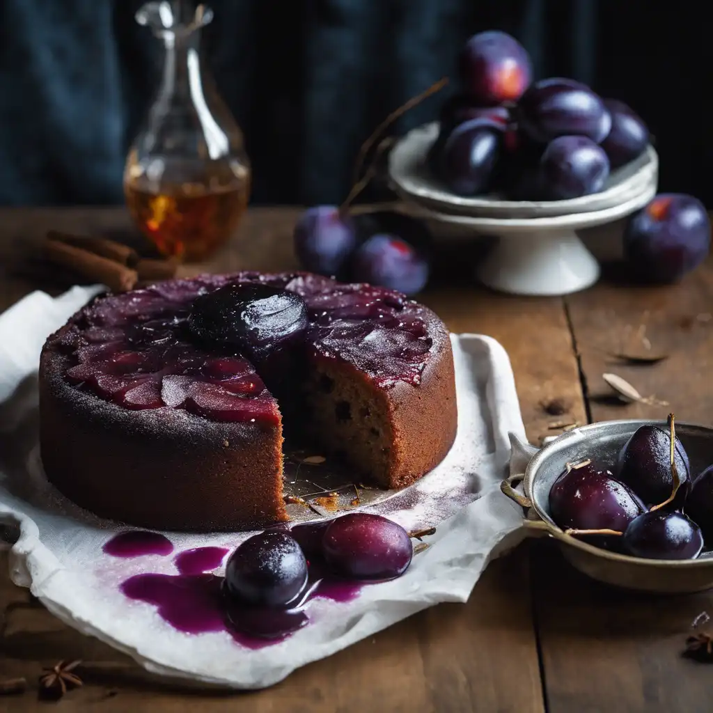 Black Plum Cake