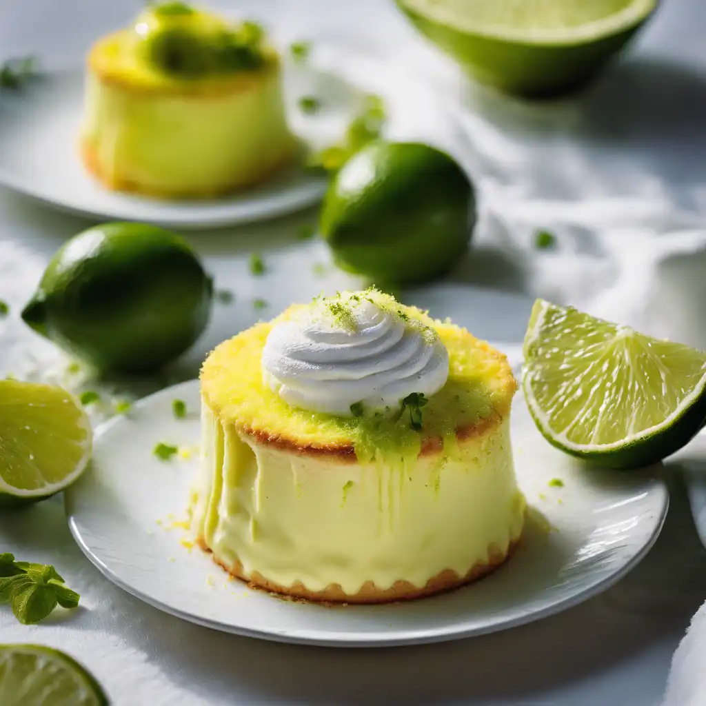 Lime Soufflé with Farofa