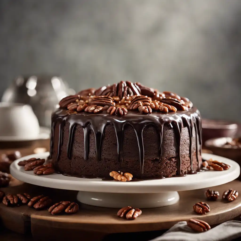 Chocolate Cake with Pecans