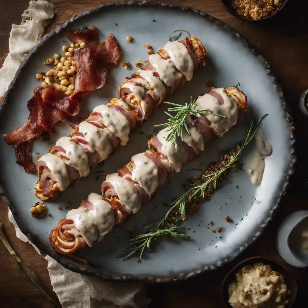 Pork Roulade with Cashew Cream