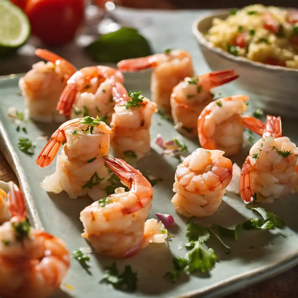 Shrimp Rolls or Pacotinho de Camarão