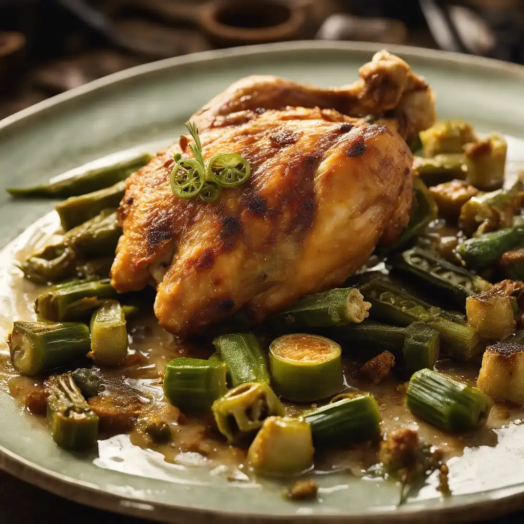 Chicken with Okra