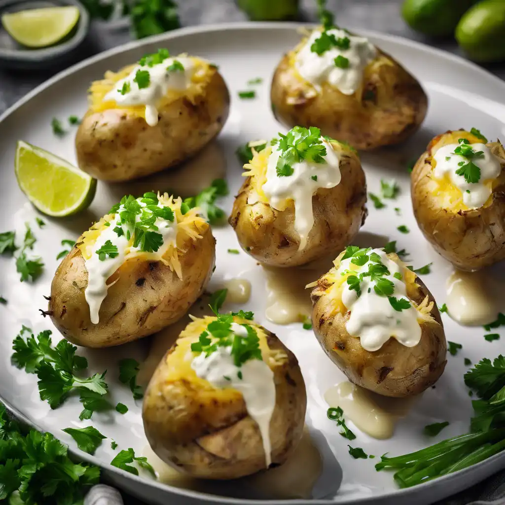 Stuffed Potatoes with Chicken