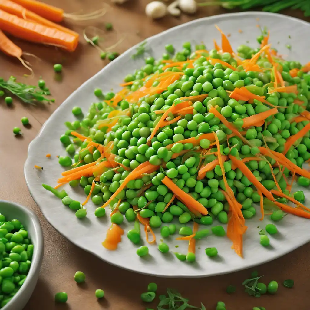 Green Pea and Carrot Salad