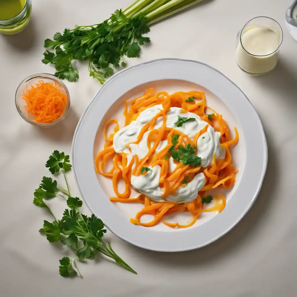 Talharim with Yogurt and Carrot