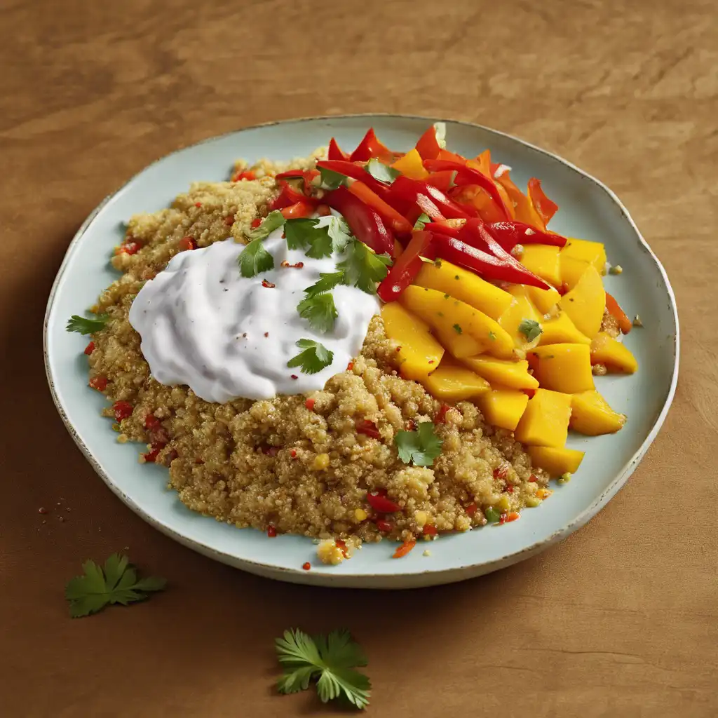 Quinoa with Yogurt and Mango