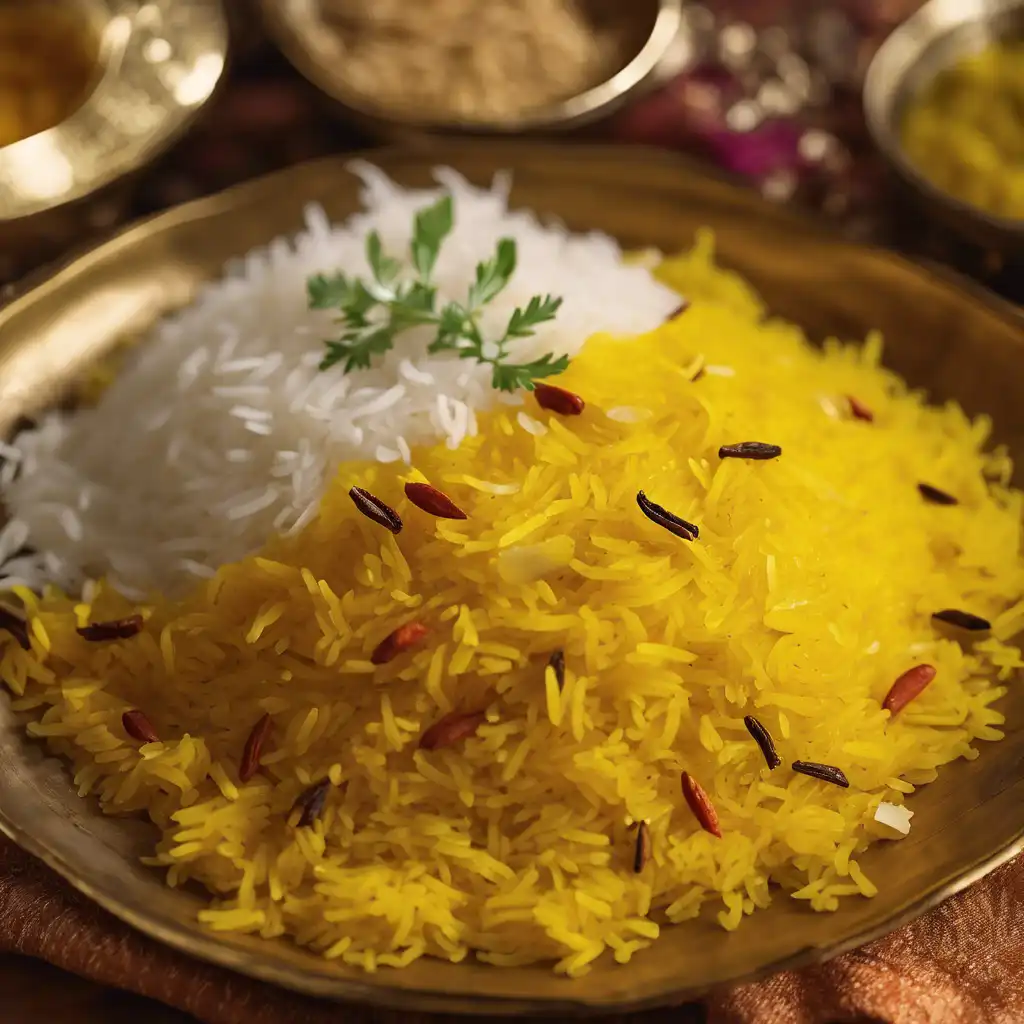 Indian-Style Saffron Rice with Spices