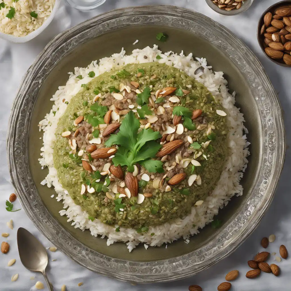 Green Wheat with Barley (Mansaf Frikke)