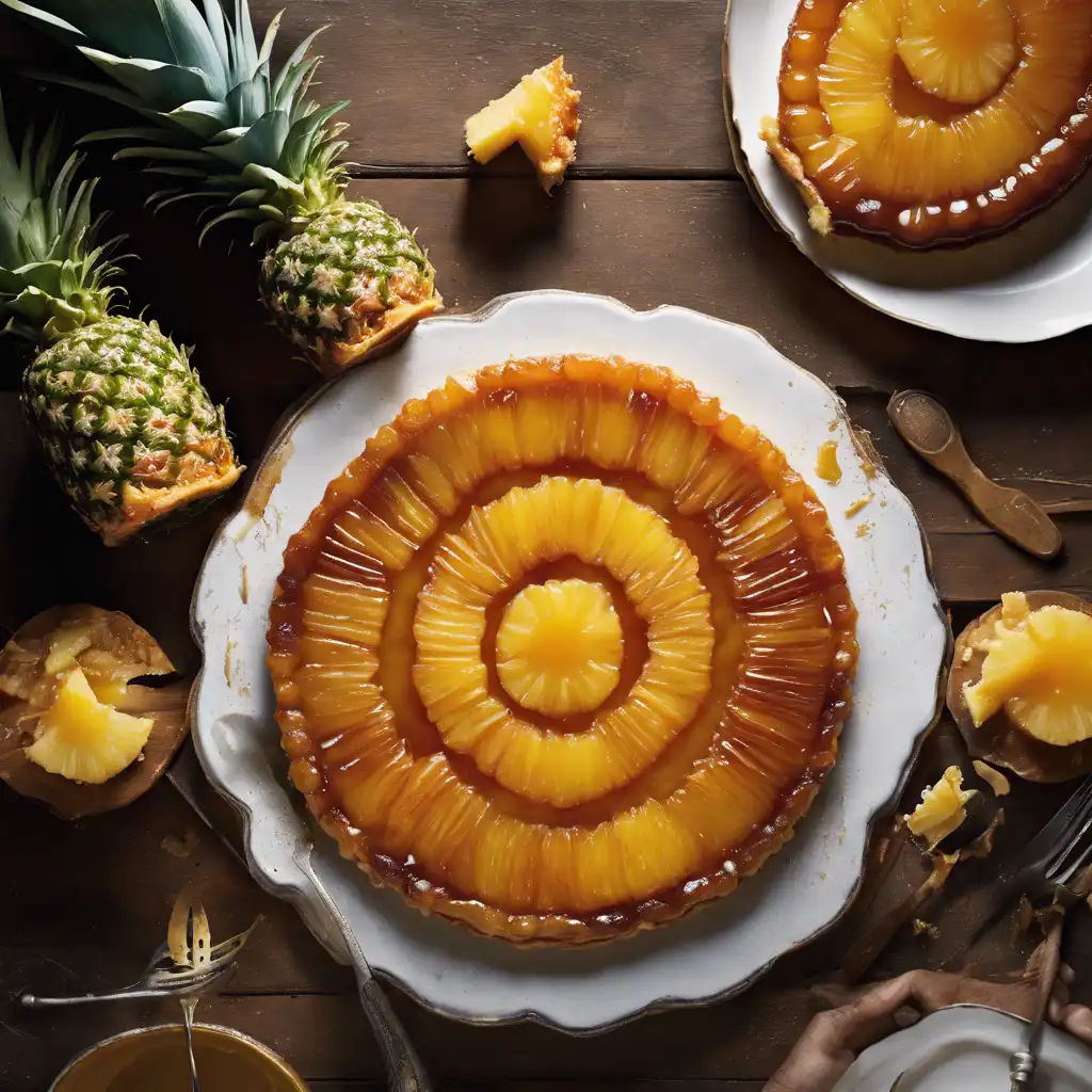 Upside-Down Pineapple Tart (Tarte Tatin)