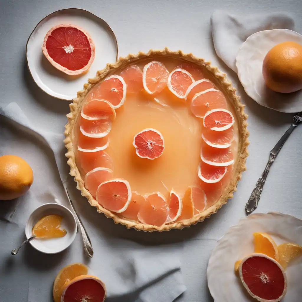 Grapefruit Mousse Tart*