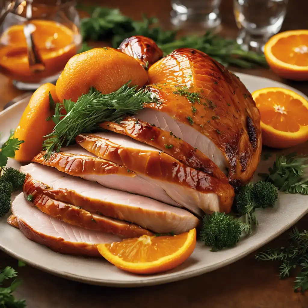 Orange Glazed Turkey Breast