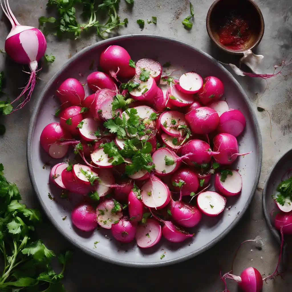 Roasted Radishes with Garlic