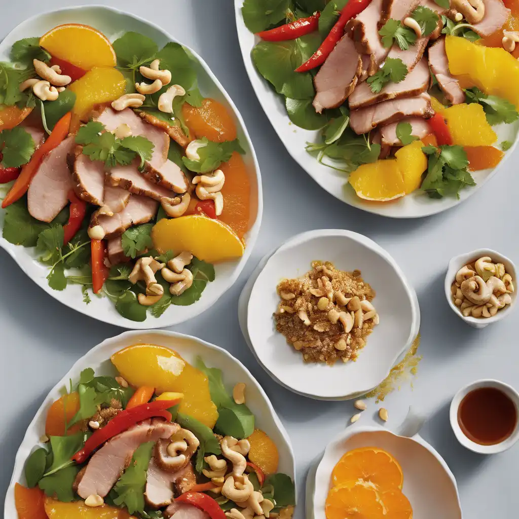 Orange and Pork Abacaxi Salad